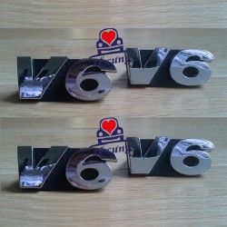 Logo V6 trước Mondeo mk3 2003-2008 (chính hãng)